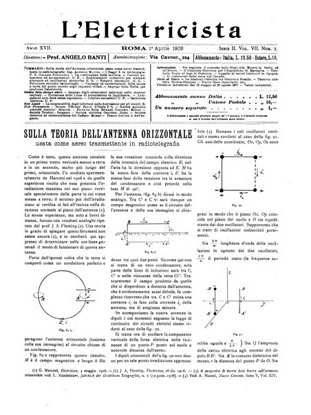 L'elettricista rivista mensile di elettrotecnica