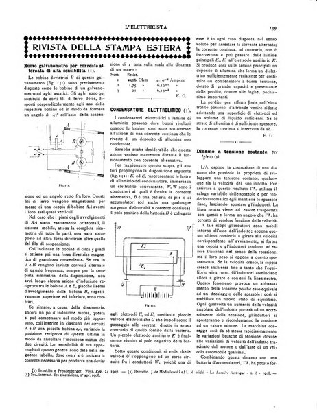 L'elettricista rivista mensile di elettrotecnica