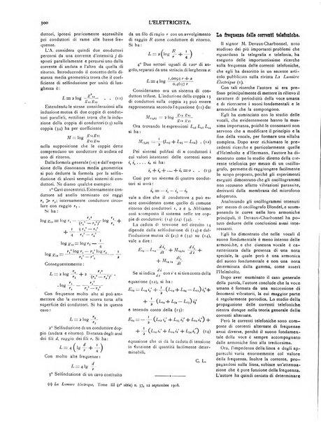 L'elettricista rivista mensile di elettrotecnica