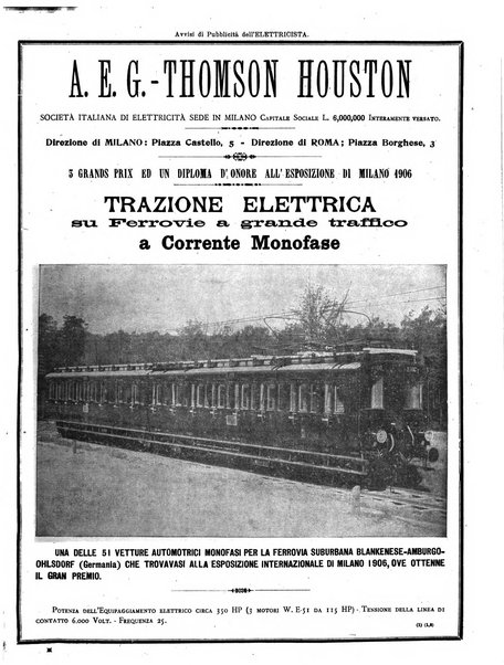 L'elettricista rivista mensile di elettrotecnica