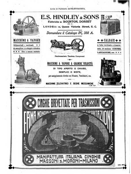 L'elettricista rivista mensile di elettrotecnica