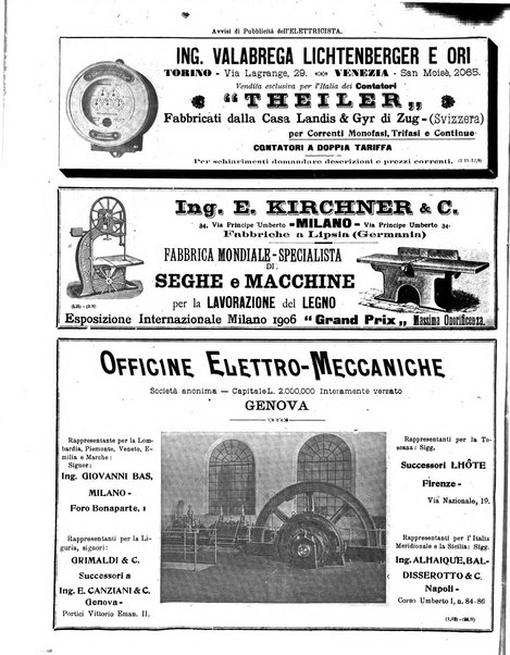 L'elettricista rivista mensile di elettrotecnica