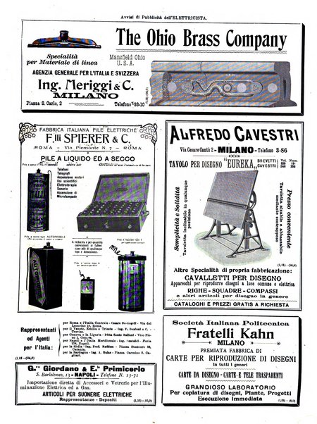 L'elettricista rivista mensile di elettrotecnica