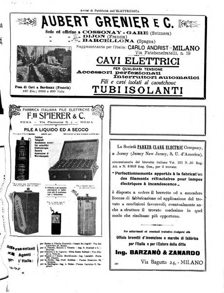 L'elettricista rivista mensile di elettrotecnica