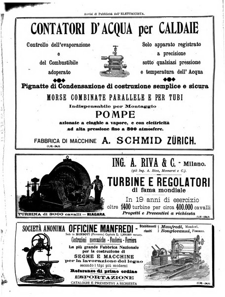 L'elettricista rivista mensile di elettrotecnica