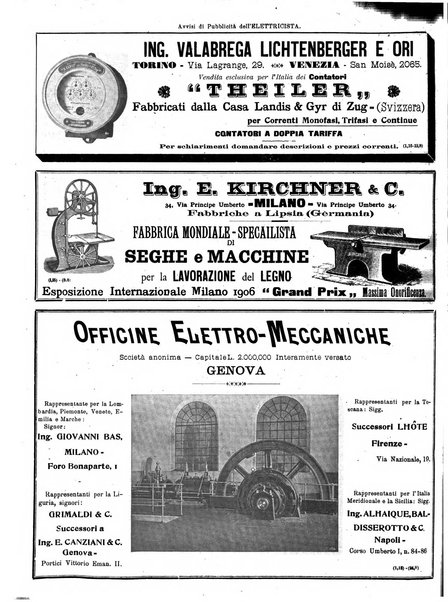 L'elettricista rivista mensile di elettrotecnica