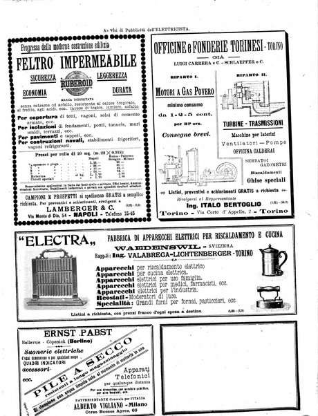 L'elettricista rivista mensile di elettrotecnica