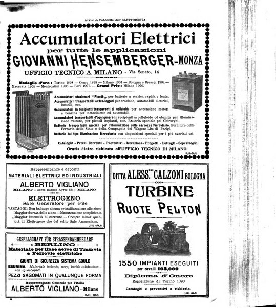 L'elettricista rivista mensile di elettrotecnica