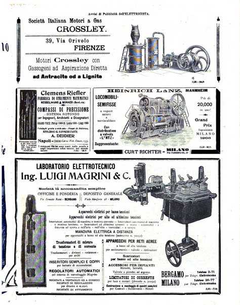 L'elettricista rivista mensile di elettrotecnica