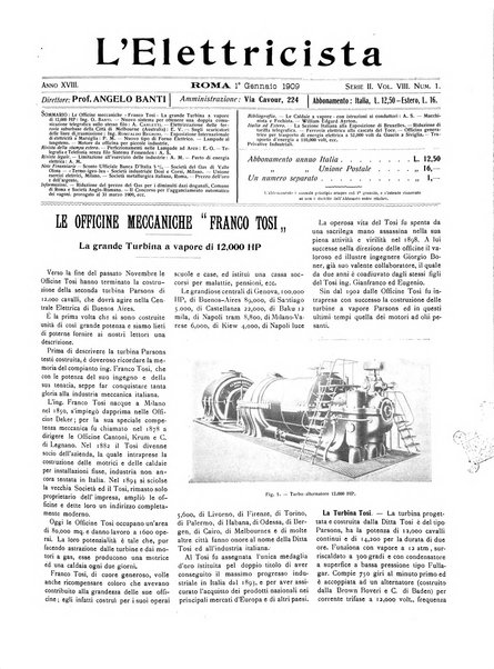 L'elettricista rivista mensile di elettrotecnica