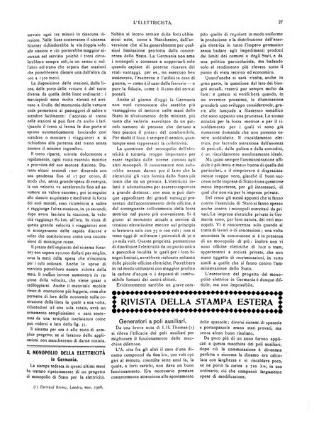 L'elettricista rivista mensile di elettrotecnica