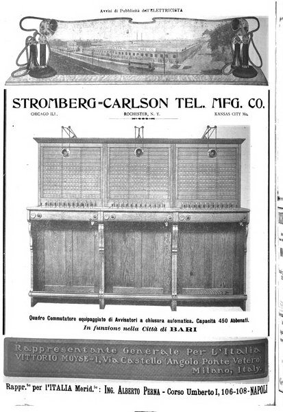 L'elettricista rivista mensile di elettrotecnica