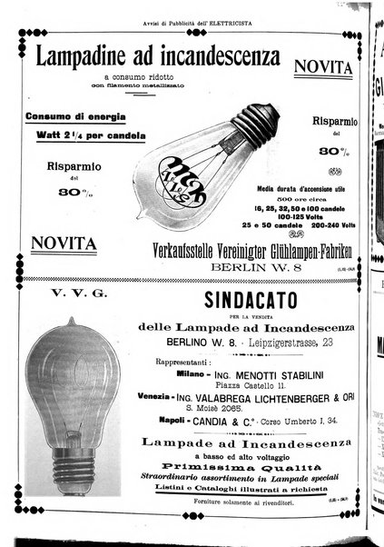 L'elettricista rivista mensile di elettrotecnica