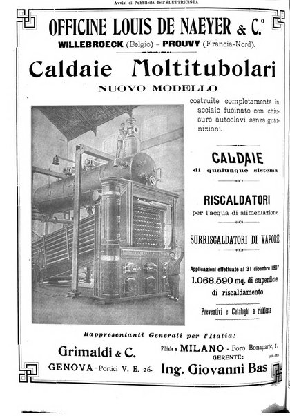 L'elettricista rivista mensile di elettrotecnica