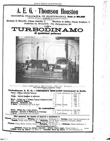 L'elettricista rivista mensile di elettrotecnica