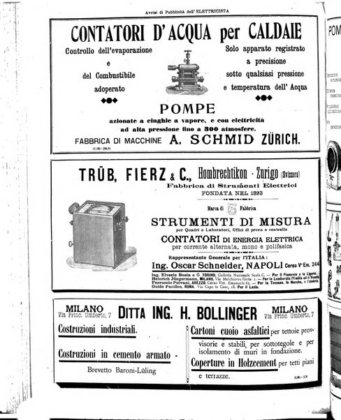 L'elettricista rivista mensile di elettrotecnica