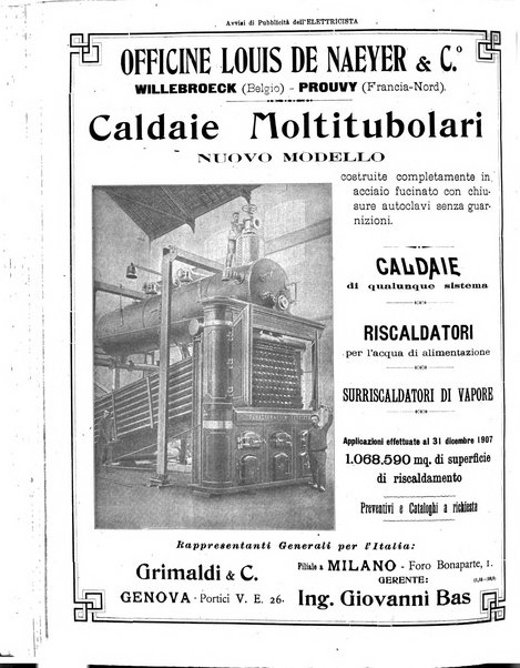 L'elettricista rivista mensile di elettrotecnica