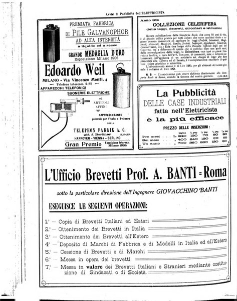 L'elettricista rivista mensile di elettrotecnica