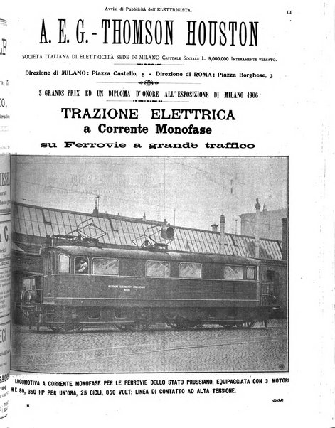 L'elettricista rivista mensile di elettrotecnica