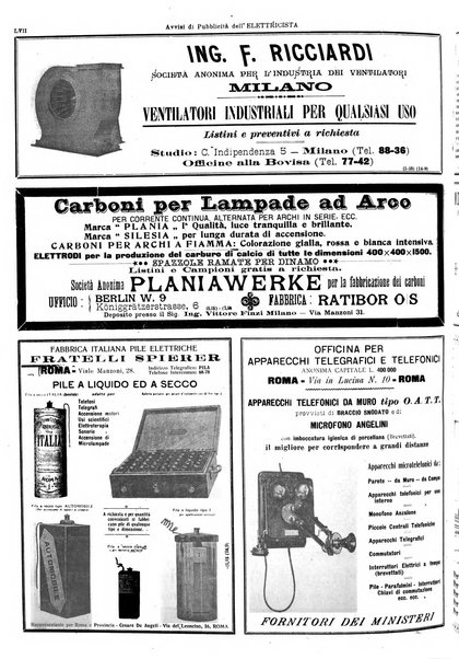 L'elettricista rivista mensile di elettrotecnica