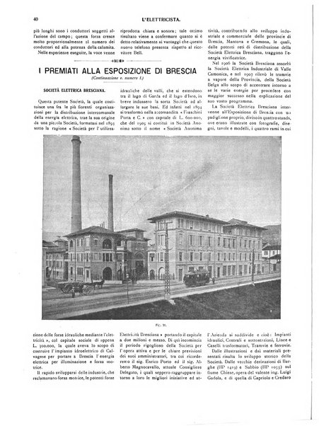 L'elettricista rivista mensile di elettrotecnica