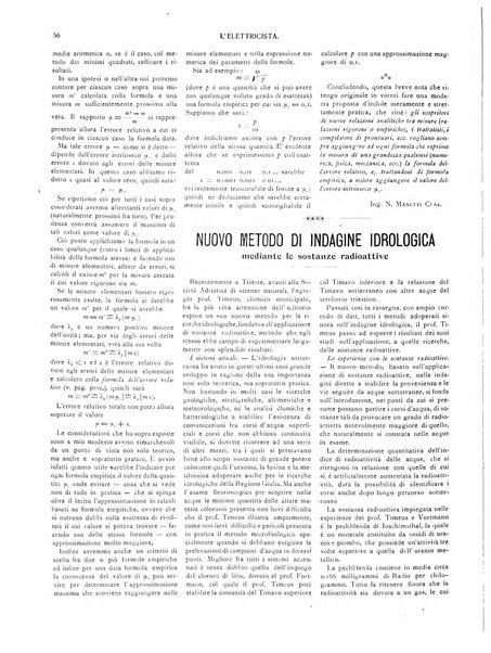 L'elettricista rivista mensile di elettrotecnica