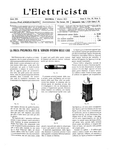 L'elettricista rivista mensile di elettrotecnica