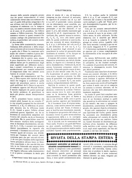 L'elettricista rivista mensile di elettrotecnica