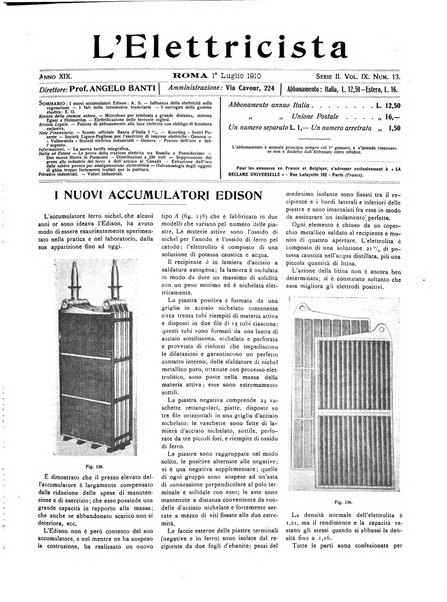 L'elettricista rivista mensile di elettrotecnica