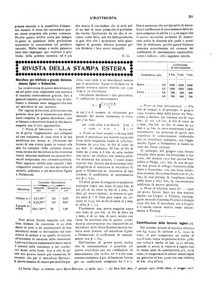 L'elettricista rivista mensile di elettrotecnica