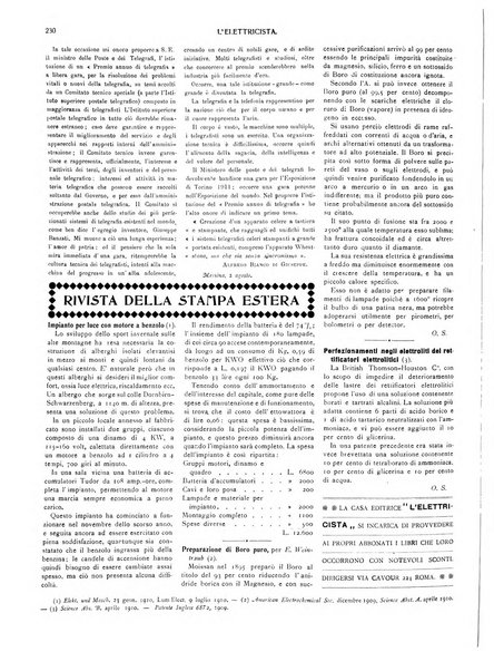 L'elettricista rivista mensile di elettrotecnica