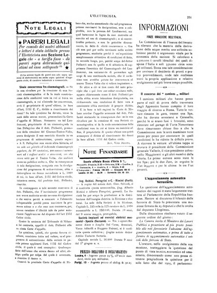 L'elettricista rivista mensile di elettrotecnica