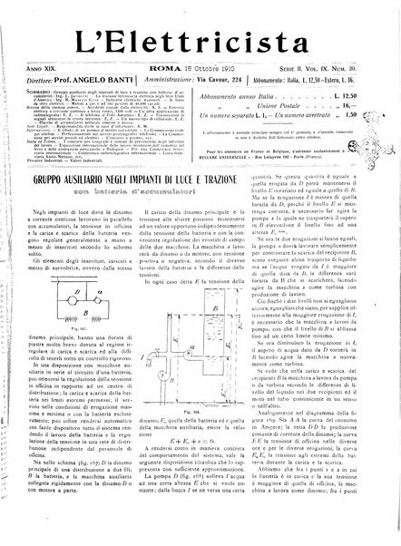 L'elettricista rivista mensile di elettrotecnica