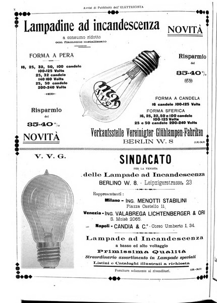 L'elettricista rivista mensile di elettrotecnica