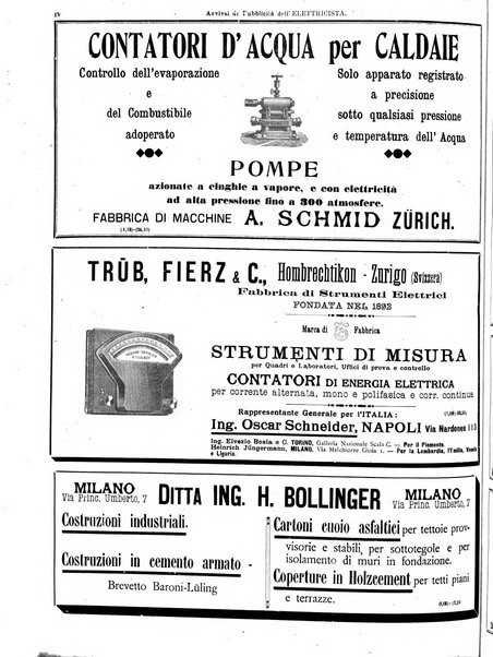 L'elettricista rivista mensile di elettrotecnica