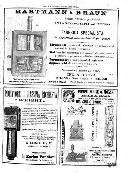 L'elettricista rivista mensile di elettrotecnica