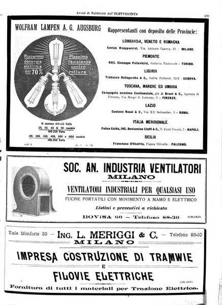 L'elettricista rivista mensile di elettrotecnica