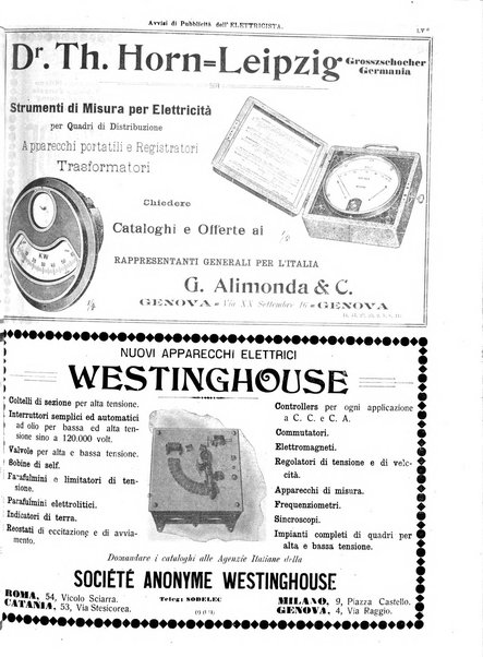 L'elettricista rivista mensile di elettrotecnica