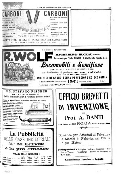 L'elettricista rivista mensile di elettrotecnica