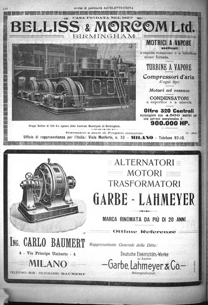 L'elettricista rivista mensile di elettrotecnica