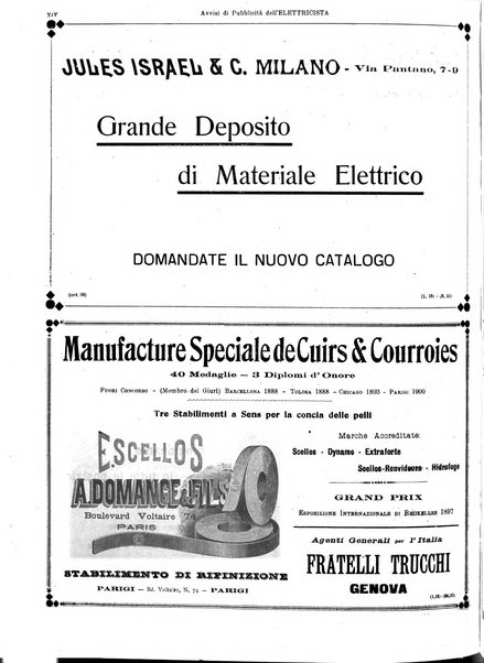 L'elettricista rivista mensile di elettrotecnica