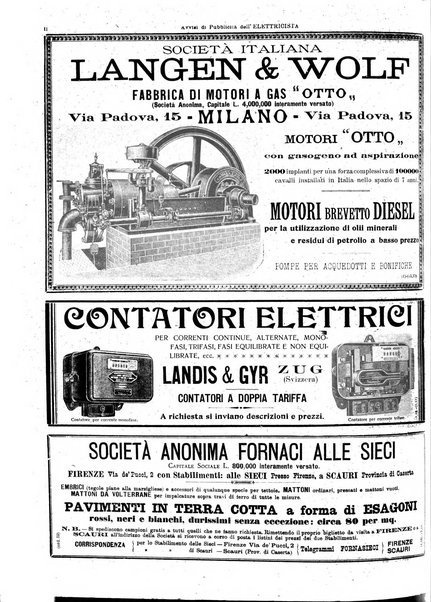 L'elettricista rivista mensile di elettrotecnica