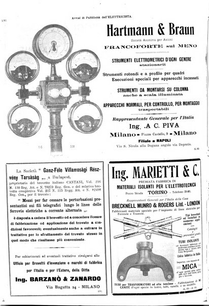 L'elettricista rivista mensile di elettrotecnica