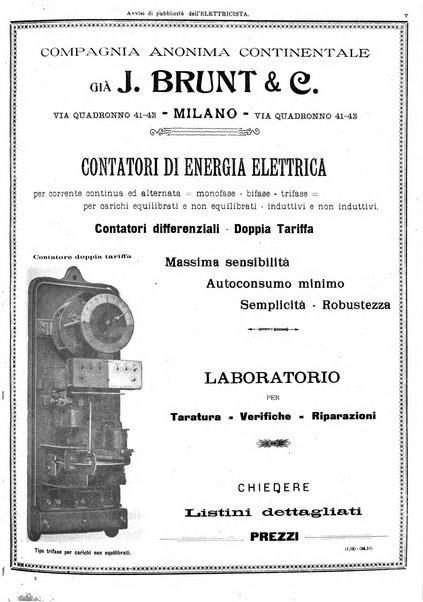 L'elettricista rivista mensile di elettrotecnica