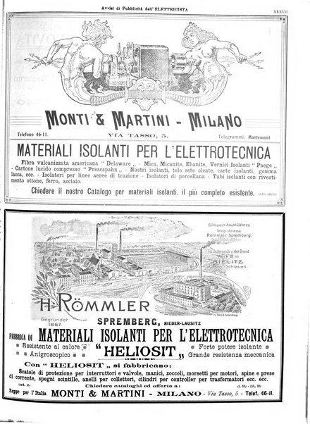 L'elettricista rivista mensile di elettrotecnica