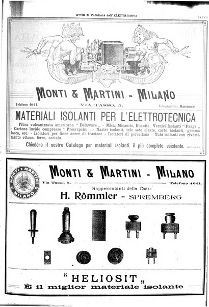 L'elettricista rivista mensile di elettrotecnica