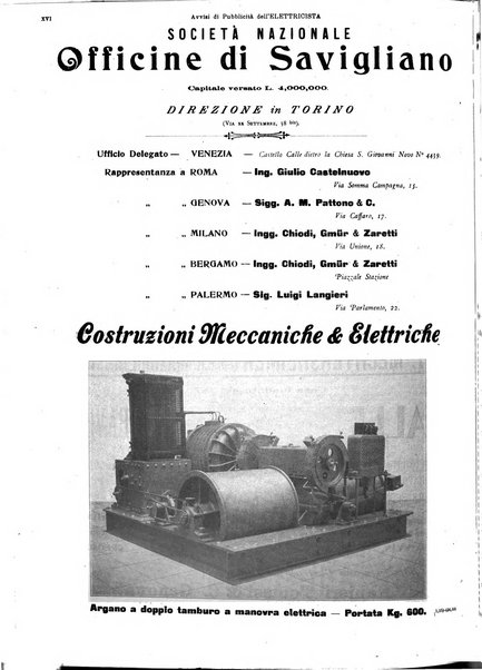 L'elettricista rivista mensile di elettrotecnica