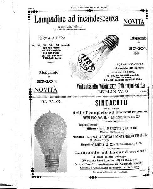 L'elettricista rivista mensile di elettrotecnica