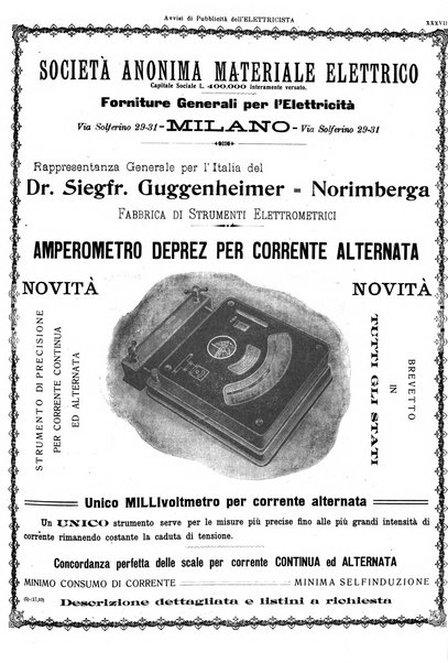 L'elettricista rivista mensile di elettrotecnica