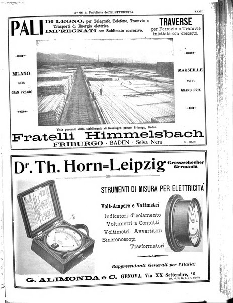 L'elettricista rivista mensile di elettrotecnica